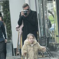 Harper et David Beckham : Balade en duo, entre bisous, câlins et photos !