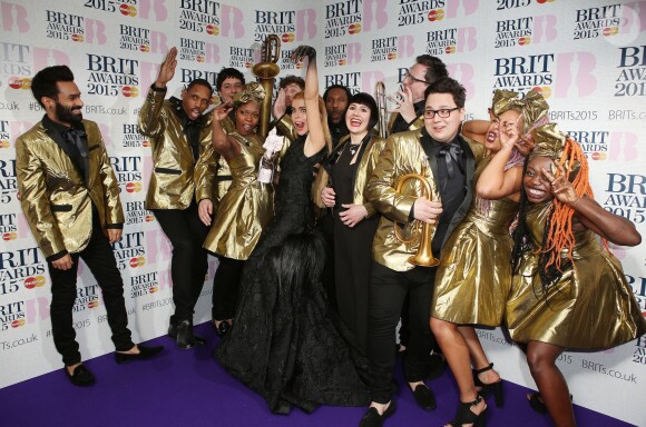 Paloma Faith à la 35e cérémonie des Brit Awards à Londres, le 25 février 2015.