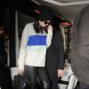 Kendall Jenner quitte le restaurant L'Avenue. Paris, le 4 mars 2015.