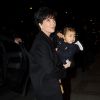 Exclusif - Kris Jenner et sa petite fille North West à Paris. Le 4 mars 2015.