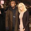 Kanye West et sa femme Kim Kardashian - People au défile de mode Lanvin collection Automne-Hiver 2015-2016 lors de la fashion week à Paris, le 5 mars 2015.