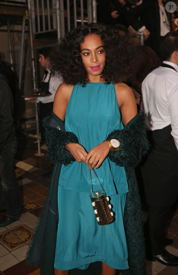 Solange Knowles - People au défile de mode Lanvin collection Automne-Hiver 2015-2016 lors de la fashion week à Paris, le 5 mars 2015.