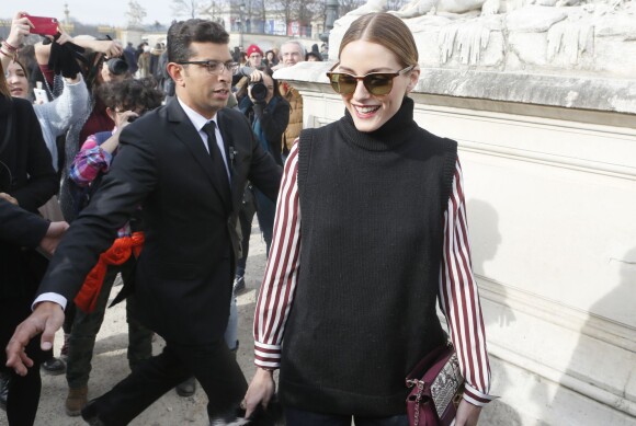 Olivia Palermo - Arrivées au défilé de mode "Elie Saab", collection prêt-à-porter automne-hiver 2015/2016, à Paris. Le 7 mars 2015  Arrivals at Elie Saab fashion show F/W ready-to-wear 2015/2016 in Paris. On march 7th 201507/03/2015 - Paris
