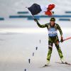 Marie Habert-Dorin a été sacrée championne du monde de poursuite lors des Championnats du monde de biathlon à Kontiolahti en Finlande, le 8 mars 2015