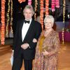 David Mills et Dame Judi Dench lors de l'avant-première du film Indian Palace - Suite royale, à Londres le 17 février 2015