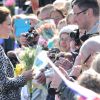 La duchesse Catherine de Cambridge, enceinte, en visite à Margate le 11 mars 2015