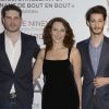 Yann Gozlan, Valeria Cavalli et Pierre Niney - Avant-première du film "Un homme idéal" à l'UGC Bercy à Paris le 9 mars 2015.