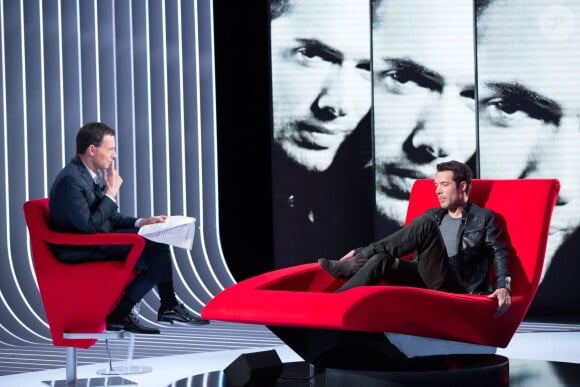 Exclusif - Enregistrement de l'émission Le Divan présentée par Marc-Olivier Fogiel avec l'auteur Nicolas Bedos en invité à Paris le 20 février 2015.