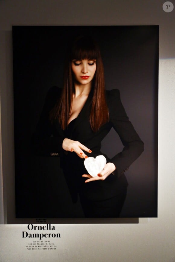 Ornella Damperon photo de l'exposition "Les Filles à Fromage" à la Milk Factory à Paris, le 12 mars 2015