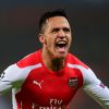 Alexis Sanchez lors du match entre Arsenal et le Borussia Dortmund à l'Emirates Stadium de Londres, le 26 novembre 2014