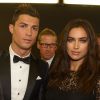 Cristiano Ronaldo et Irina Shayk lors de la cérémonie FIFA Ballon d'Or 2013 à la Kongresshalle de Zurich, le 13 janvier 2014