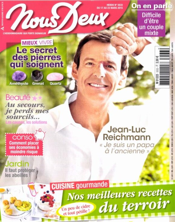 Magazine Nous deux en kiosques mardi 17 mars 2015.