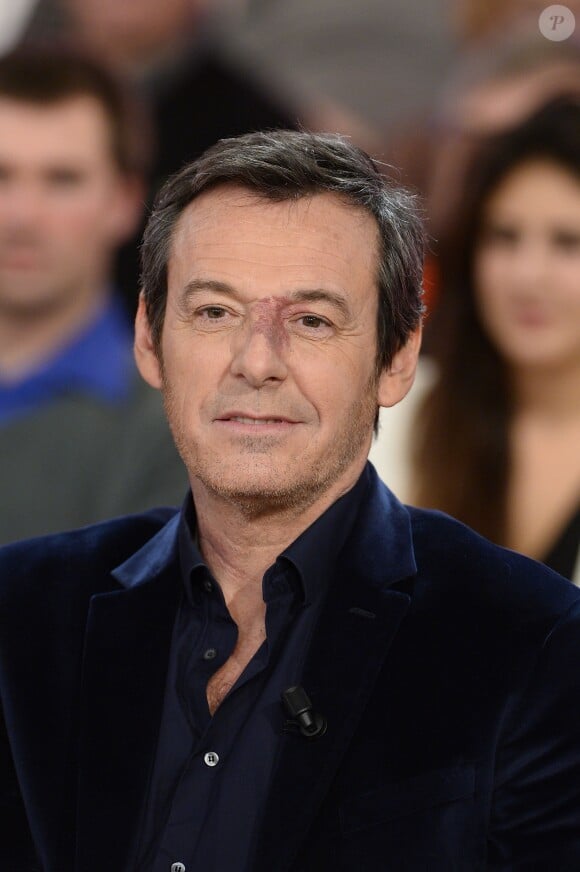 Jean-Luc Reichmann - Enregistrement de l'émission Vivement Dimanche à Paris le 14 janvier 2015.