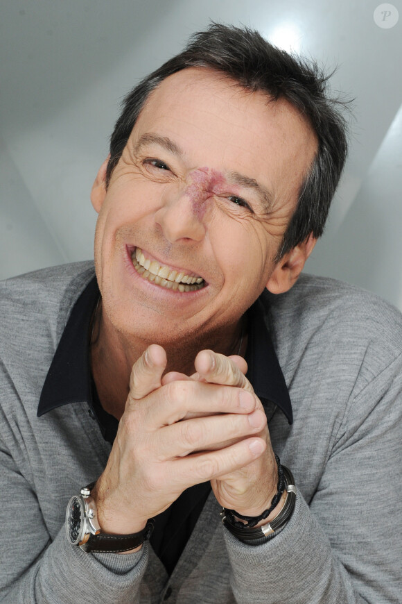 Jean-Luc Reichmann , portrait à Paris, le 18 décembre 2014.