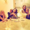 Taylor Swift à Las Vegas avec ses copines Ellie Goulding, Selena Gomez, et les soeurs du groupe Haim sur Instagram le 8 mars 2015