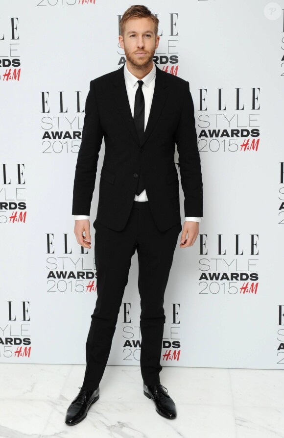 Calvin Harris - Arrivées à la cérémonie des "ELLE Style Awards 2015" à Londres, le 24 février 2015. 