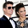 Robin Thicke et Paula Patton lors des GRAMMY Awards au Staples Center le 26 janvier 2014 à Los Angeles
