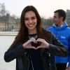 Marine Lorphelin - 29e Course du coeur pour soutenir le don d'organes à Paris le 18 mars 2015.