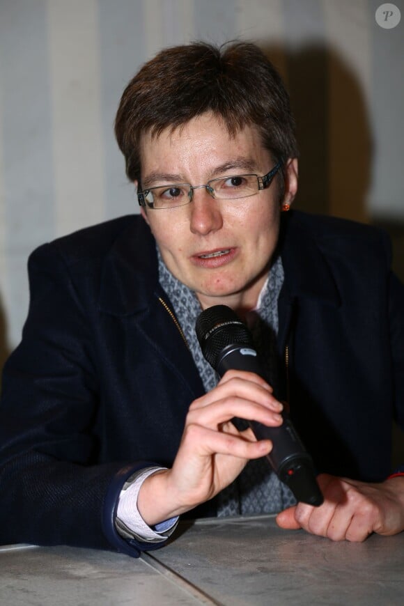 Anne Courèges, directrice Générale de l'Agence de la biomédecine - 29e Course du coeur pour soutenir le don d'organes à Paris le 18 mars 2015