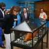 La princesse Caroline de Hanovre découvrait le 19 mars 2015 à la Villa Sauber (Nouveau Musée National de Monaco) le deuxième volet de l'exposition Construire une collection.
