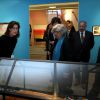 La princesse Caroline de Hanovre découvrait le 19 mars 2015 à la Villa Sauber (Nouveau Musée National de Monaco) le deuxième volet de l'exposition Construire une collection.