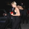 Miley Cyrus part faire la fête à The Laugh Factory, Los Angeles, le 16 mars 2015