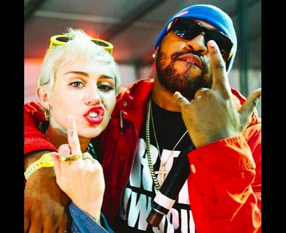 Miley Cyrus lors du sxsw festival a ajouté une photo à son compte Instagram, le 20 mars 2015