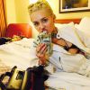 Miley Cyrus a ajouté une photo à son compte Instagram, le 21 mars 2015