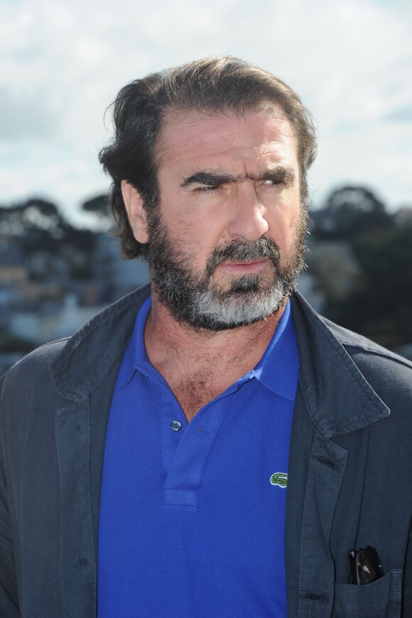Eric Cantona au Photocall au 24eme Festival du Film Britannique de Dinard le 5 octobre 2013. 