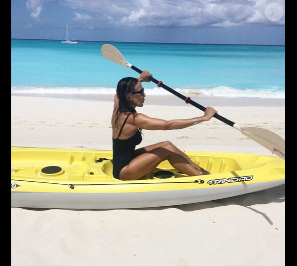 Sarah Jessica Parker a ajouté une photo à son compte Instagram tandis qu'elle passe des vacances dans les îles Turques-et-Caïques avec son mari Matthew Broderick et leurs enfants, le 20 mars 2015