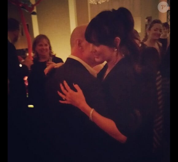 Emma Heming Willis a ajouté une photo à son compte Instagram en compagnie de son mari Bruce Willis, le 22 mars 2015