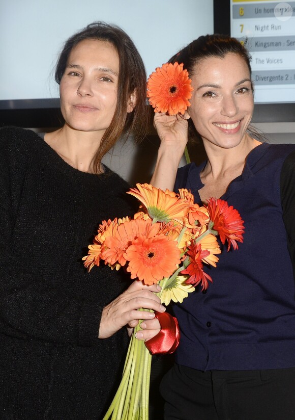 Virginie Ledoyen et Aure Atika - Ouverture de la 16e édition du Printemps du cinéma au Cinéma Pathé Beaugrenelle à Paris, le 22 mars 2015