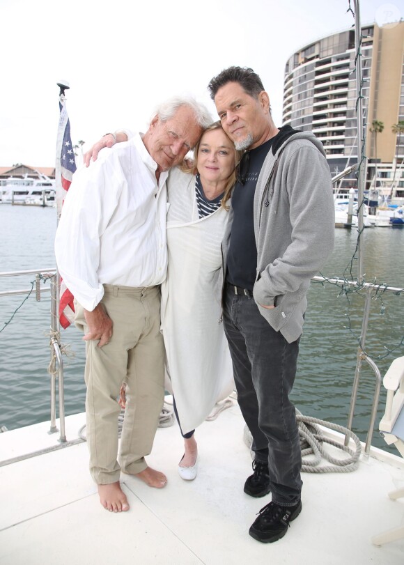 Exclusif - Nicolas Coster, Robin Mattson et A Martinez - Les comédiens de 'Santa Barbara' se retrouvent pour fêter les 35 ans de la série à Marina Del Rey, Los Angeles le 17 Mars 2015.