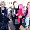 Holly Madison avec son époux et leur fille au festival de Sundance, le 18 janvier 2014.