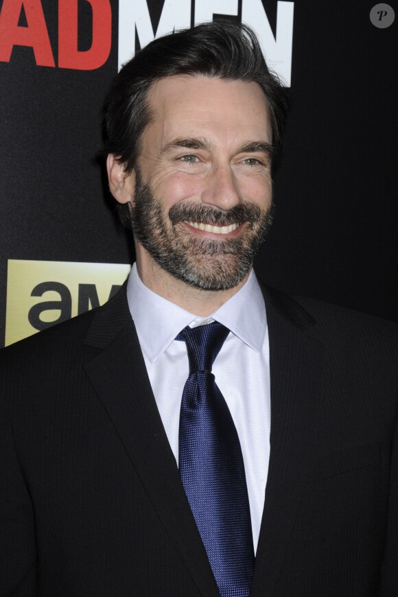 Jon Hamm - Avant-première de la dernière saison de "Mad Men" au MoMA à New York, le 22 mars 2015.