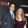 Geoffrey Arend et sa femme Christina Hendricks - Avant-première de la dernière saison de "Mad Men" au MoMA à New York, le 22 mars 2015.