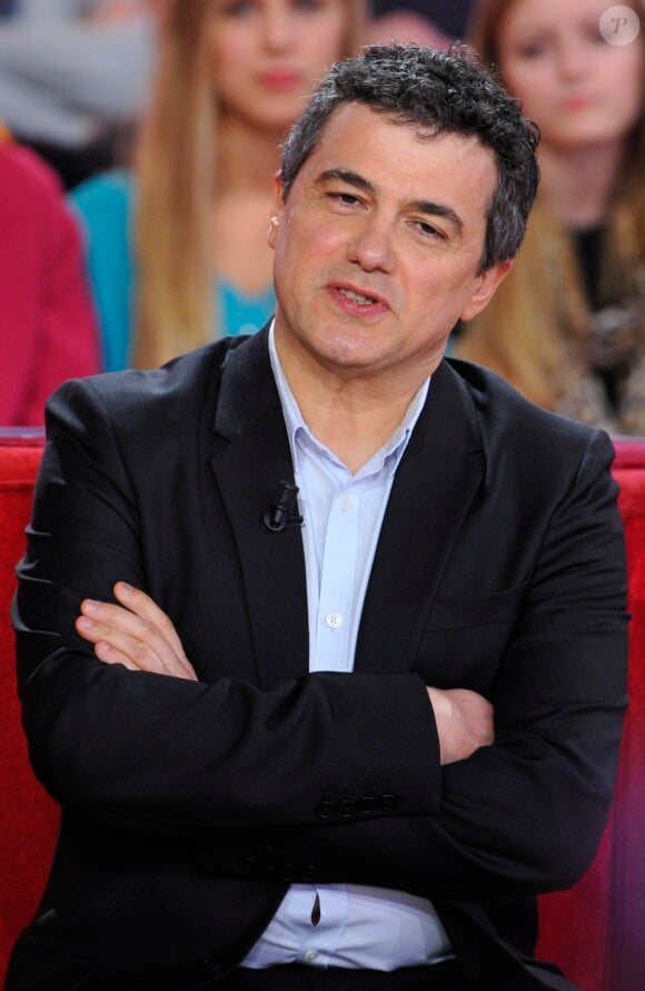 Patrick Pelloux lors de l'enregistrement de l'émission "Vivement Dimanche" à Paris le 27 mars 2013