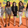 Le groupe Fifth Harmony assiste à la 28e édition des Kids Choice Awards, au Forum. Inglewood, Los Angeles, le 28 mars 2015.