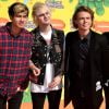 Le groupe 5 Seconds of Summer assiste à la 28e édition des Kids Choice Awards, au Forum. Inglewood, Los Angeles, le 28 mars 2015.