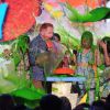Nolan Gould, Jesse Tyler Ferguson, Rico Rodriguez, Sarah Hyland et Ariel Winter (Modern Family, série télé familiale préférée) lors des 28e Kids Choice Awards, au Forum. Inglewood, Los Angeles, le 28 mars 2015.