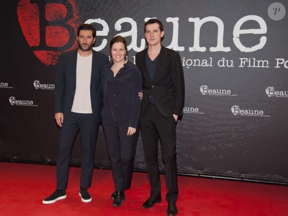 Fares Fares, Louise Vesth, Mikkel Norgaard - Cérémonie de Clôture du 7ème Festival International du Film Policier à Beaune le 28 mars 2015.