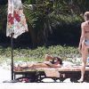 Exclusif - Melanie Griffith et Kris Jenner en vacances à Cancun au Mexique le 17 mars 2015.