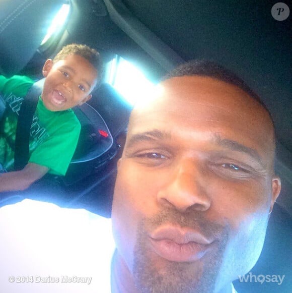 Darius McCrary et son fils- photo issue de son compte Instagram et publiée le 7 novembre 2014