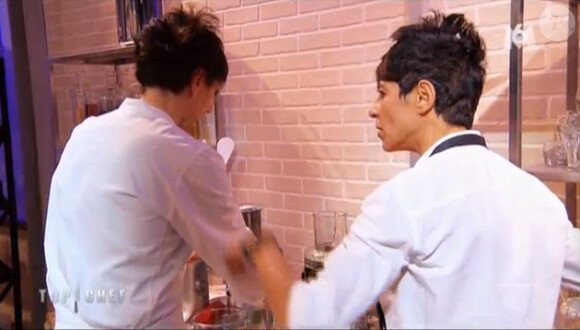 Olivier et Dominique Crenn dans Top Chef 2015 (épisode 10), le lundi 30 mars 2015 sur M6.
