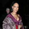 Rihanna au défilé de mode Zac Posen lors de la fashion week à New York, le 16 février 2015.