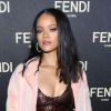 Rihanna à l'inauguration de la boutique Fendi à New York, le 13 février 2015.
