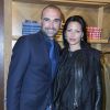 Jérôme Alonzo et sa compagne Jessica à l'Inauguration de la boutique Tommy Hilfiger Bd des Capucines à Paris le 31 mars 2015.