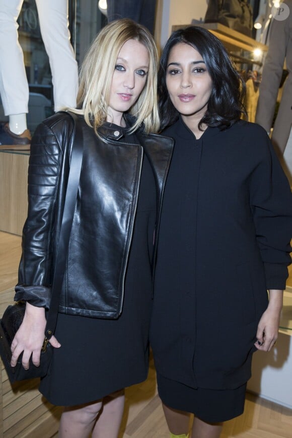 Ludivine Sagnier et Leïla Bekhti à l'Inauguration de la boutique Tommy Hilfiger Bd des Capucines à Paris le 31 mars 2015.