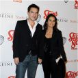Faustine Bollaert et son mari Maxime Chattam - Avant-première du film  Stars 80  au Grand Rex le 19 octobre 2012.
