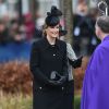 La comtesse de Wessex à la cérémonie où Richard III a été réinhumé à Leicester en Angleterre le 26 mars 2015